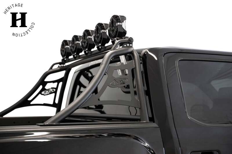 Ford F-150 Chase Rack - Addictive Desert Designs - PRO with Light Actuator Kit - Hammer Black - `15-`27